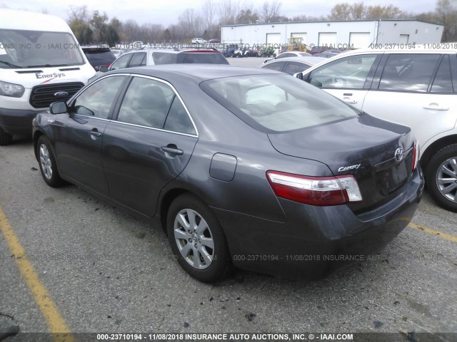 JTNBB46K773003985 - 2007 TOYOTA CAMRY NEW GENERATION HYBRID GRAY photo 3