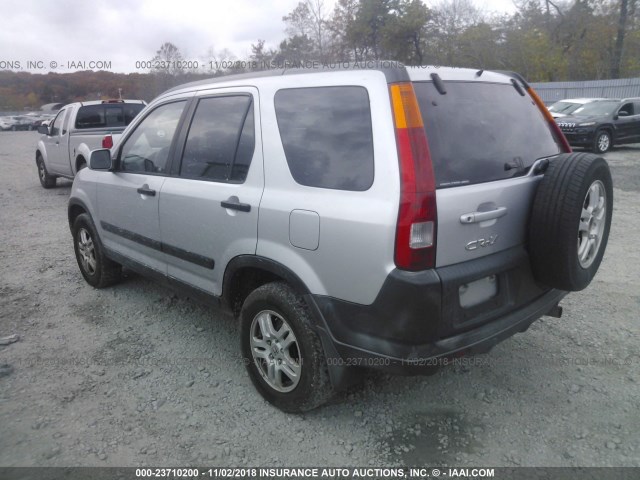 JHLRD788X2C048866 - 2002 HONDA CR-V EX SILVER photo 3