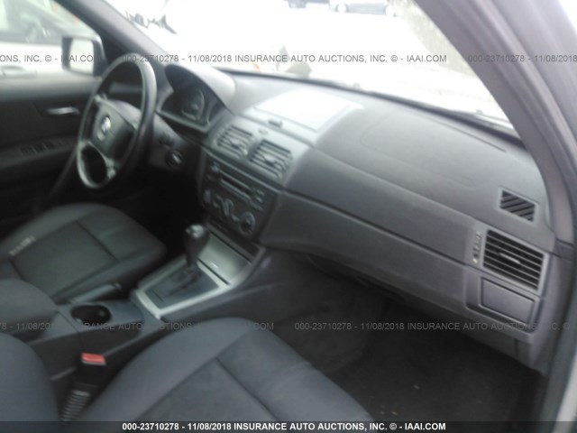 WBXPA73425WC47159 - 2005 BMW X3 2.5I GRAY photo 5