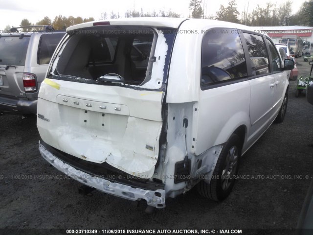 2C4RDGBGXCR325053 - 2012 DODGE GRAND CARAVAN SE WHITE photo 4