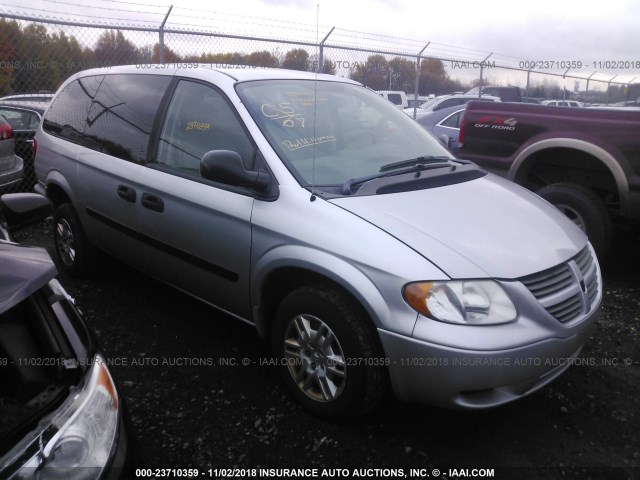 1D4GP24R87B242079 - 2007 DODGE GRAND CARAVAN SE SILVER photo 1