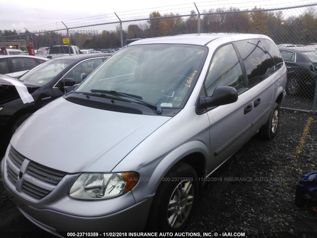 1D4GP24R87B242079 - 2007 DODGE GRAND CARAVAN SE SILVER photo 2