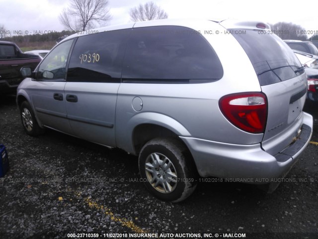 1D4GP24R87B242079 - 2007 DODGE GRAND CARAVAN SE SILVER photo 3