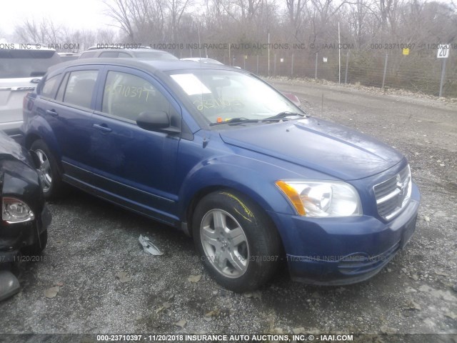 1B3HB48A99D157356 - 2009 DODGE CALIBER SXT BLUE photo 1