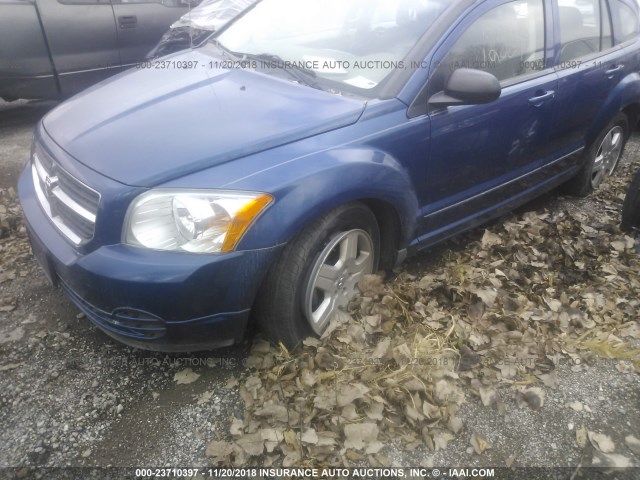 1B3HB48A99D157356 - 2009 DODGE CALIBER SXT BLUE photo 6