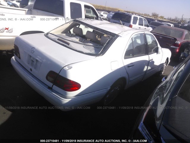 WDBJF65H4XA786425 - 1999 MERCEDES-BENZ E 320 WHITE photo 4