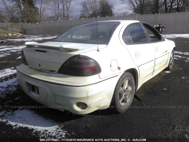 1G2NW52E32M580970 - 2002 PONTIAC GRAND AM GT WHITE photo 4