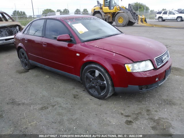 WAULC68E63A293552 - 2003 AUDI A4 1.8T QUATTRO RED photo 1