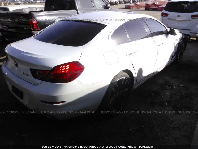 WBA6A0C56DDZ03568 - 2013 BMW 640 I WHITE photo 4