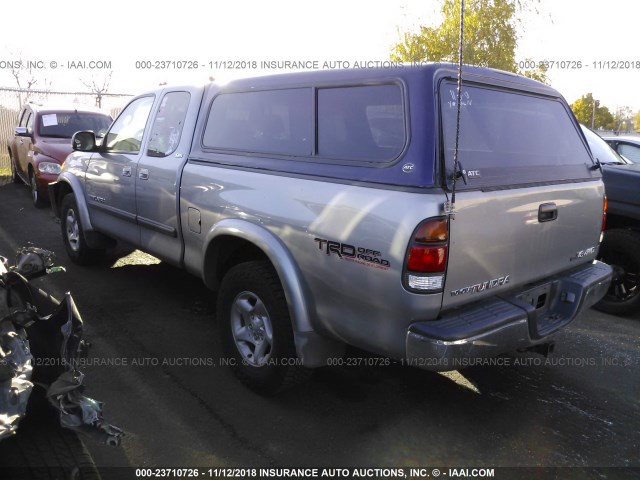 5TBBT44193S387507 - 2003 TOYOTA TUNDRA ACCESS CAB SR5 SILVER photo 3