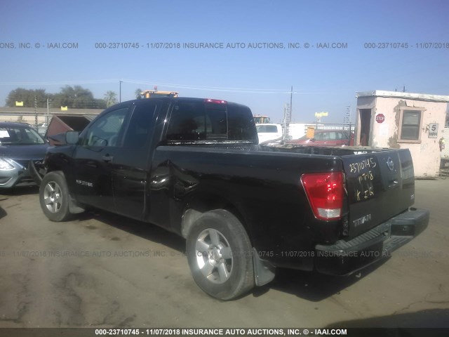 1N6AA06A18N311787 - 2008 NISSAN TITAN XE/LE/SE BLACK photo 3