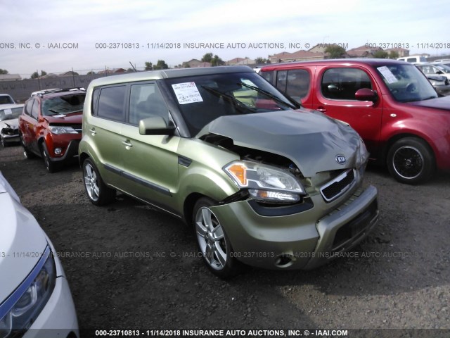 KNDJT2A27B7248876 - 2011 KIA SOUL +/!/SPORT GREEN photo 1