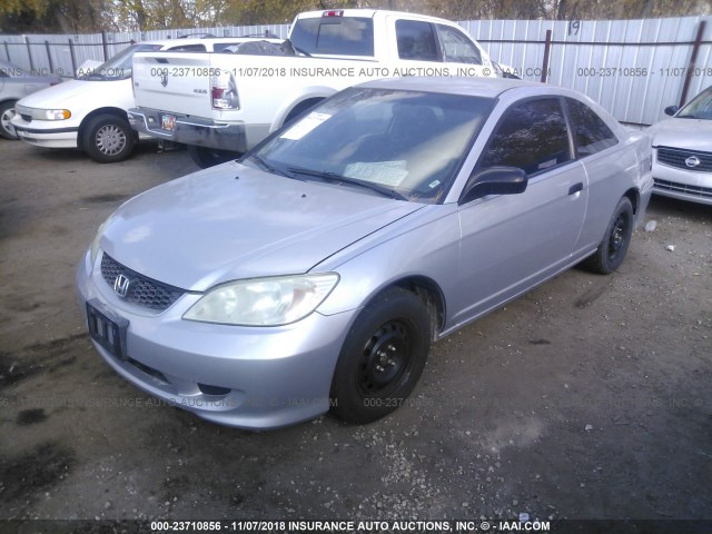 1HGEM21115L043931 - 2005 HONDA CIVIC DX VP Gümüş foto 2
