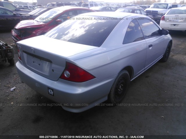 1HGEM21115L043931 - 2005 HONDA CIVIC DX VP Gümüş foto 4