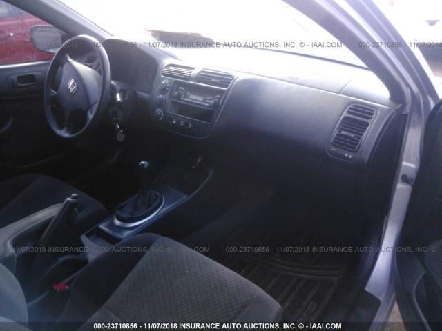 1HGEM21115L043931 - 2005 HONDA CIVIC DX VP Gümüş foto 5