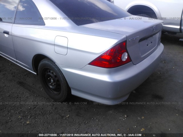 1HGEM21115L043931 - 2005 HONDA CIVIC DX VP Gümüş foto 6