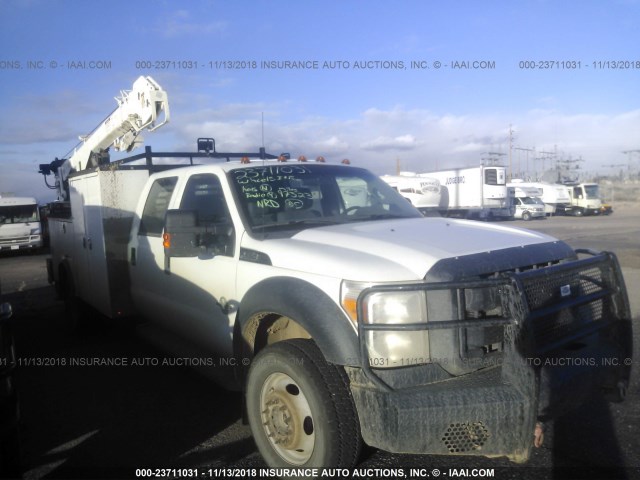 1FD0W5HT7CEB73401 - 2012 FORD F550 SUPER DUTY WHITE photo 1