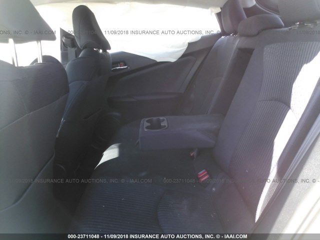 JTDKBRFU4G3515190 - 2016 TOYOTA PRIUS WHITE photo 8