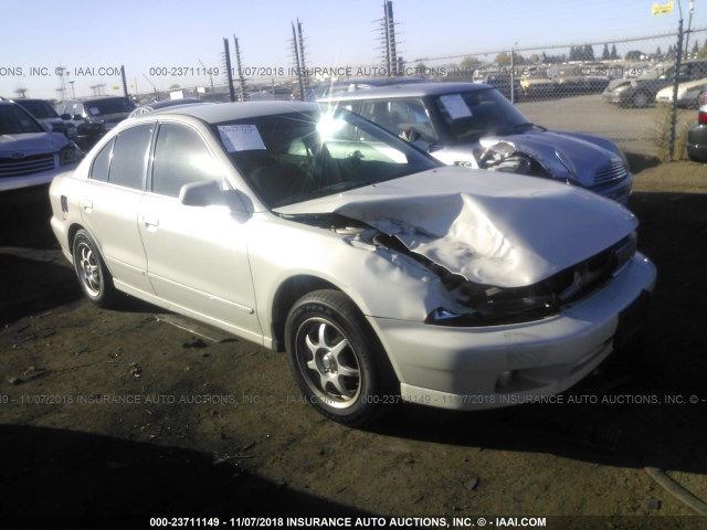 4A3AA46G0YE173719 - 2000 MITSUBISHI GALANT ES WHITE photo 1