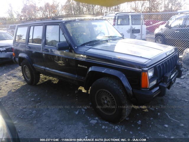 1J4FJ78L6KL559515 - 1989 JEEP CHEROKEE LIMITED BLACK photo 1