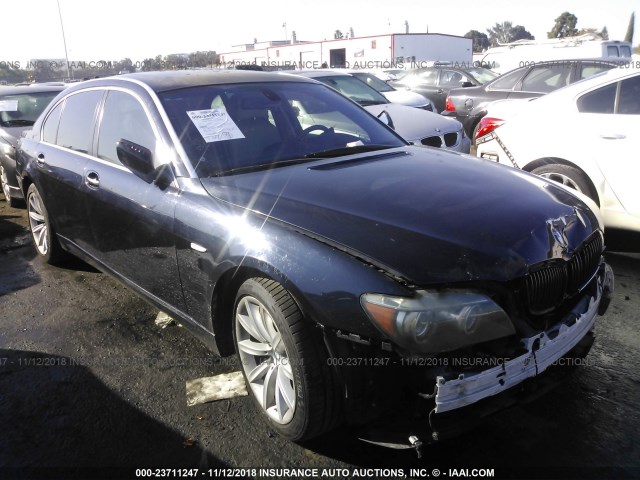 WBAHN835X8DT82159 - 2008 BMW 750 LI BLUE photo 1