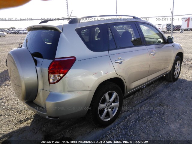 JTMZD31V786075066 - 2008 TOYOTA RAV4 LIMITED BEIGE photo 4