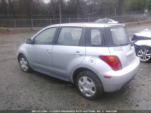 JTKKT624950111570 - 2005 TOYOTA SCION XA ვერცხლისფერი ფოტო 3