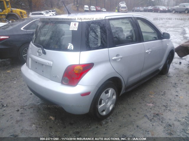 JTKKT624950111570 - 2005 TOYOTA SCION XA ვერცხლისფერი ფოტო 4