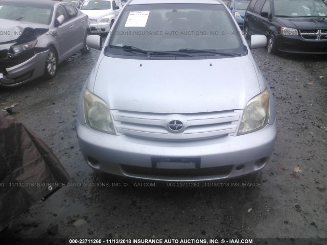 JTKKT624950111570 - 2005 TOYOTA SCION XA ვერცხლისფერი ფოტო 6
