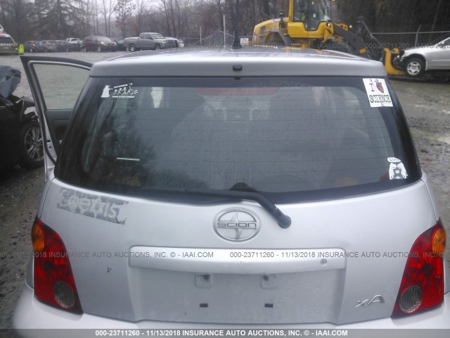 JTKKT624950111570 - 2005 TOYOTA SCION XA ვერცხლისფერი ფოტო 8