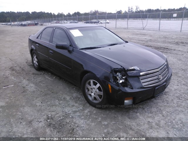 1G6DP567550192380 - 2005 CADILLAC CTS HI FEATURE V6 BLACK photo 1