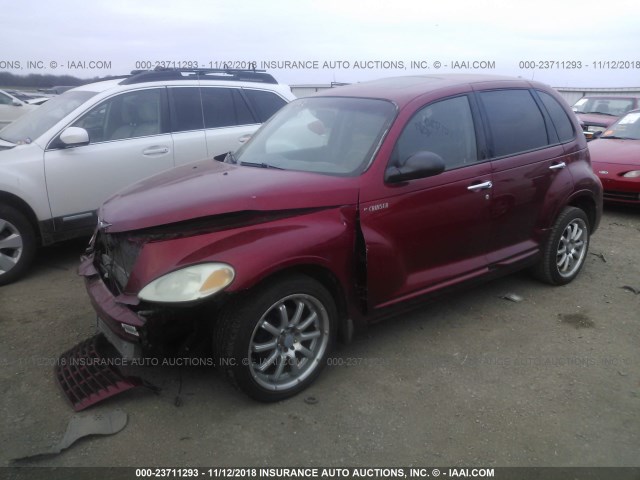 3C8FY78G23T599423 - 2003 CHRYSLER PT CRUISER GT RED photo 2