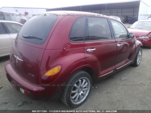 3C8FY78G23T599423 - 2003 CHRYSLER PT CRUISER GT RED photo 4