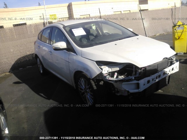 1FADP3N24DL262431 - 2013 FORD FOCUS TITANIUM WHITE photo 1