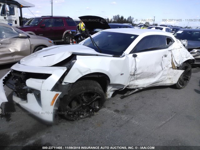 1G1FH1R78J0124486 - 2018 CHEVROLET CAMARO SS WHITE photo 2