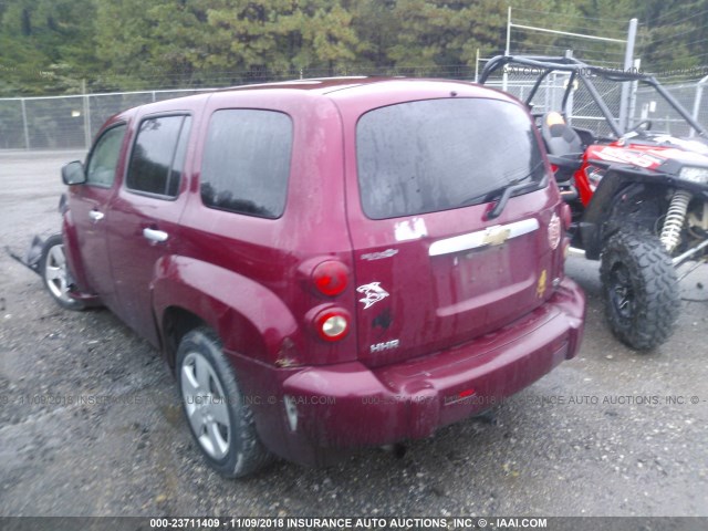 3GNDA13D77S547747 - 2007 CHEVROLET HHR LS RED photo 3