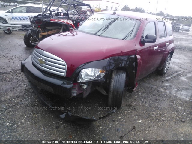 3GNDA13D77S547747 - 2007 CHEVROLET HHR LS RED photo 6