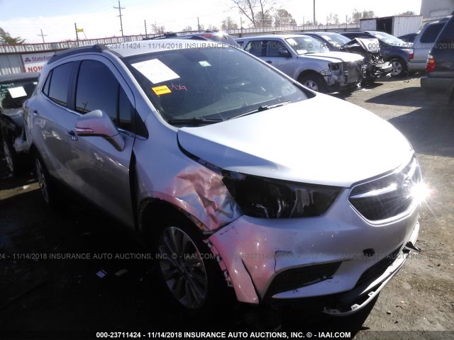 KL4CJASB1JB623318 - 2018 BUICK ENCORE PREFERRED SILVER photo 1