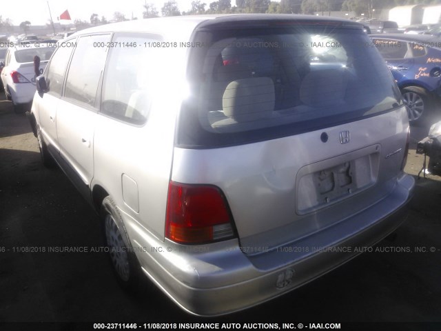 JHMRA186XVC007965 - 1997 HONDA ODYSSEY LX TAN photo 3