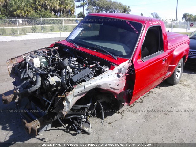 1FTYR10C8YPB95177 - 2000 FORD RANGER RED photo 6