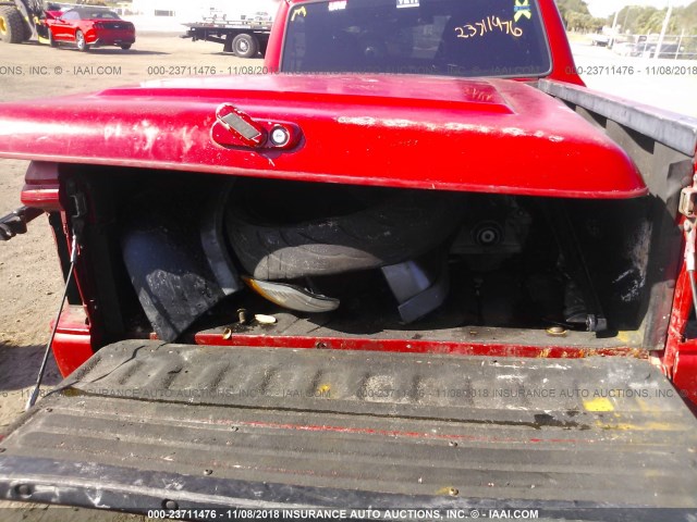 1FTYR10C8YPB95177 - 2000 FORD RANGER RED photo 8