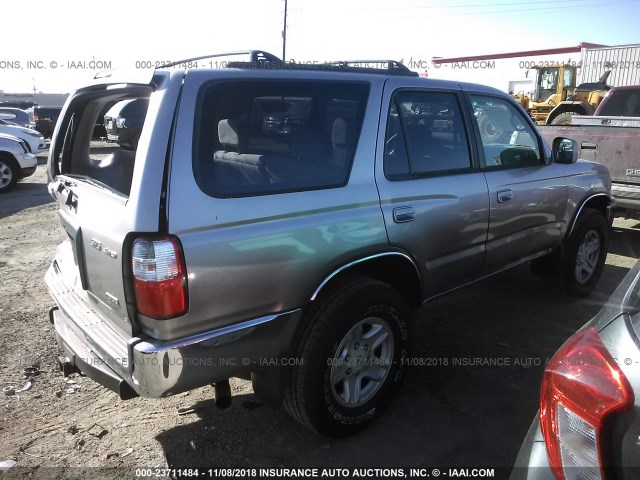 JT3HN86R910349303 - 2001 TOYOTA 4RUNNER SR5 SILVER photo 4