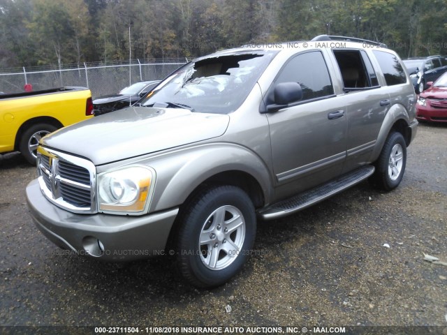 1D4HD58DX4F192044 - 2004 DODGE DURANGO LIMITED TAN photo 2