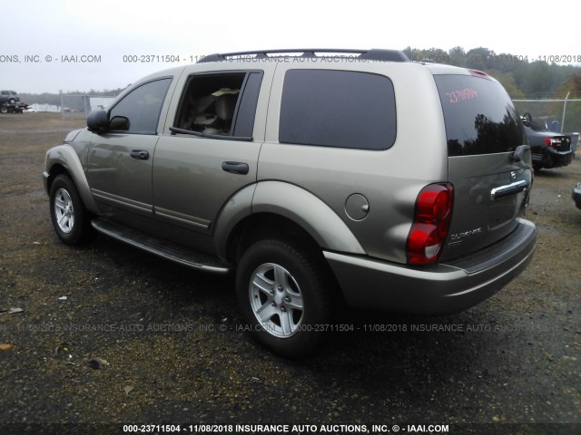 1D4HD58DX4F192044 - 2004 DODGE DURANGO LIMITED TAN photo 3