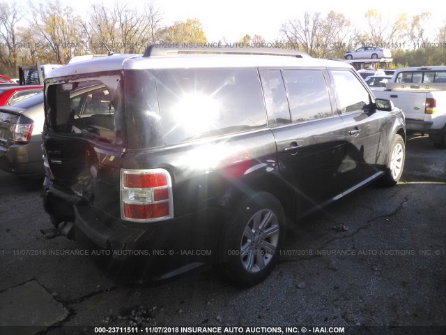 2FMGK5BC2CBD14860 - 2012 FORD FLEX SE BLACK photo 4