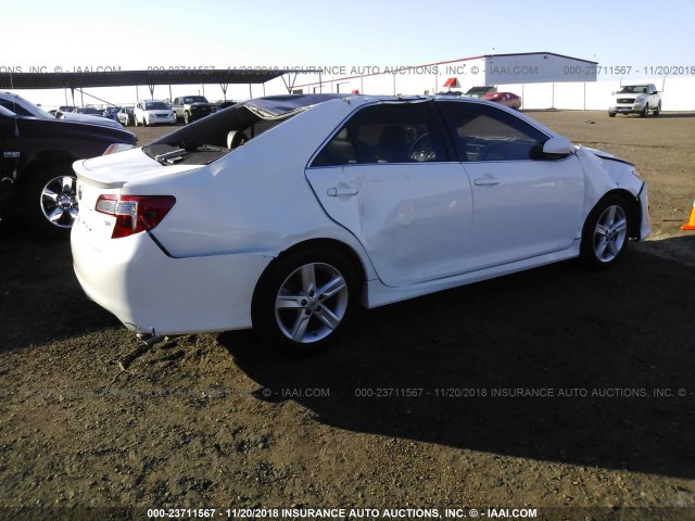 4T1BF1FK7EU306243 - 2014 TOYOTA CAMRY L/SE/LE/XLE 白色 照片 4