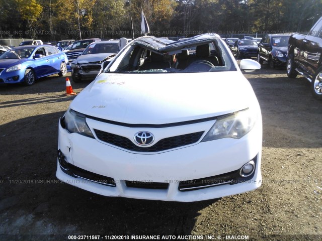 4T1BF1FK7EU306243 - 2014 TOYOTA CAMRY L/SE/LE/XLE 白色 照片 6