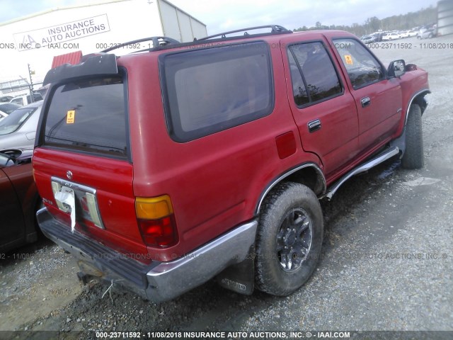 JT3VN39W3S0184714 - 1995 TOYOTA 4RUNNER VN39 SR5 RED photo 4