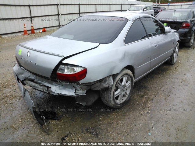 19UYA426X3A005828 - 2003 ACURA 3.2CL TYPE-S SILVER photo 4