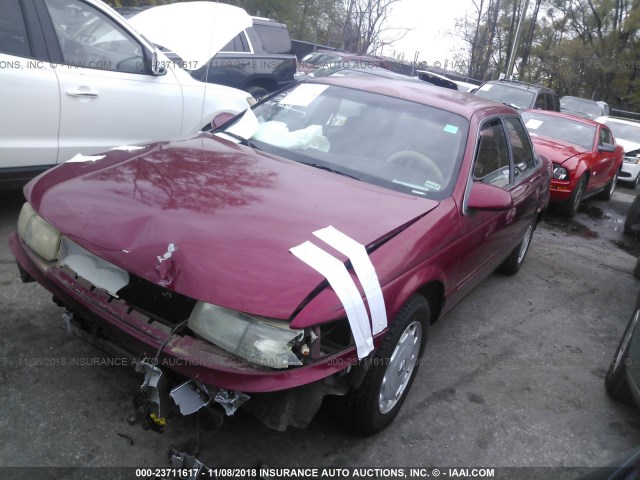 1MELM50U4RG645433 - 1994 MERCURY SABLE GS RED photo 2